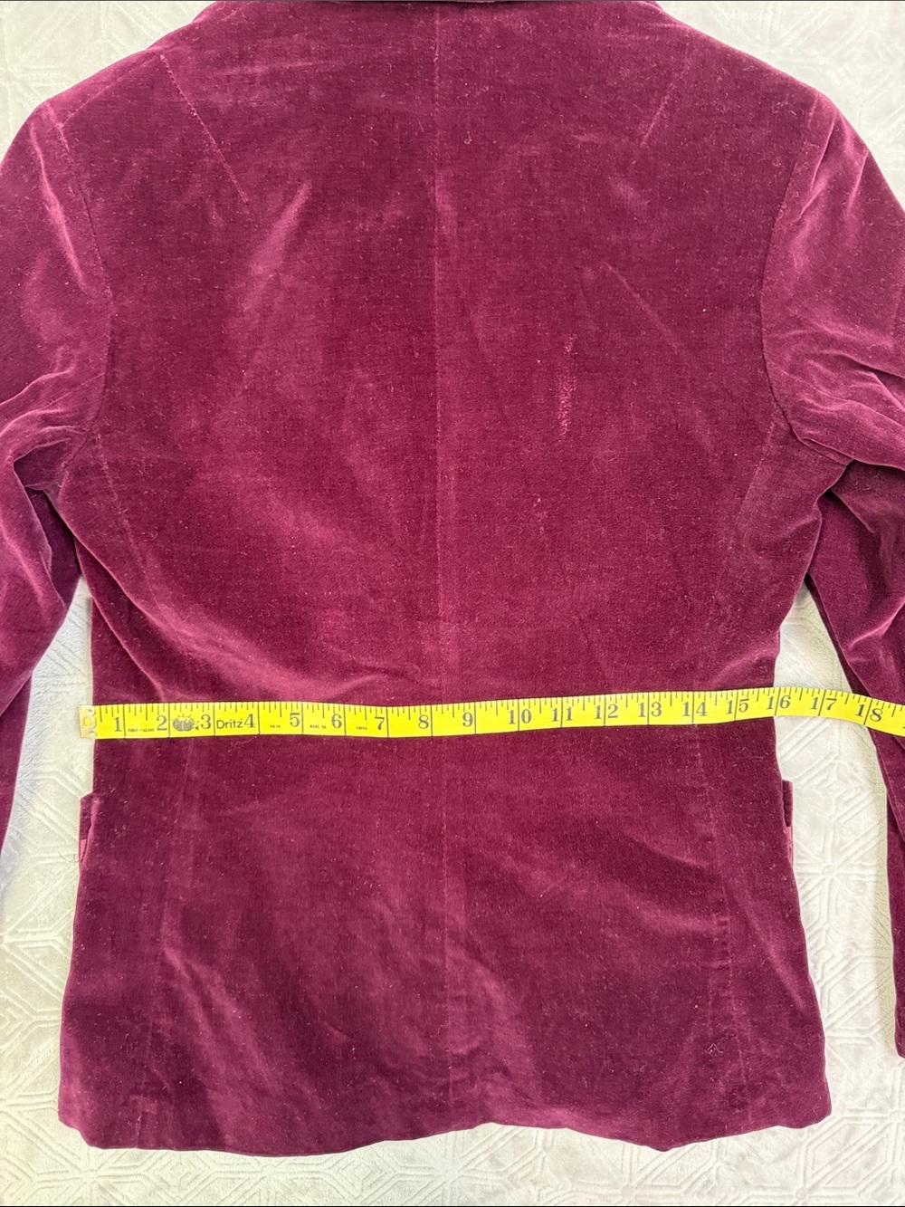 Merci Jr. Vintage Women's Velvet Blazer - Picture 12 of 15